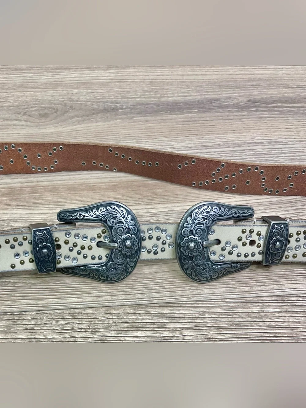 Idyllwind Double Buckle Studded Miranda Lambert belt M/L